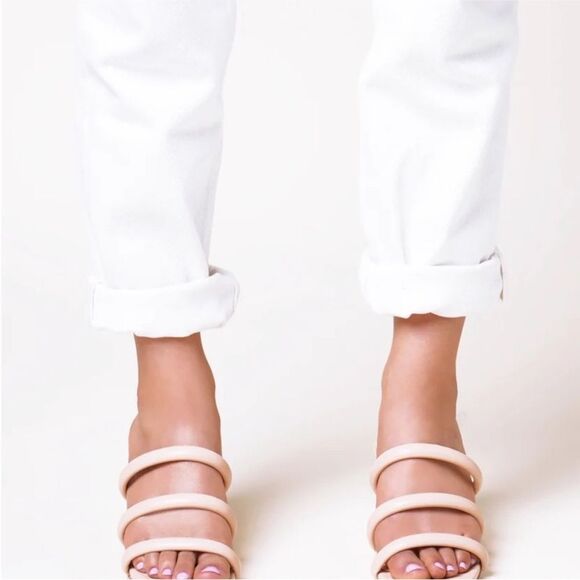 Charlotte Stone "Belle" Strappy Block Low Heel Sandals Size 6 - Picture 9 of 9